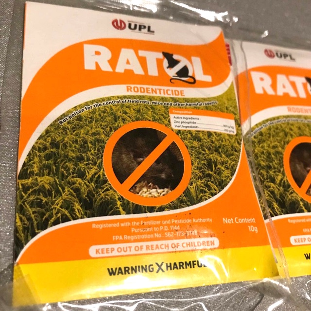 RATOL RAT POISON RODENTICIDE Shopee Philippines