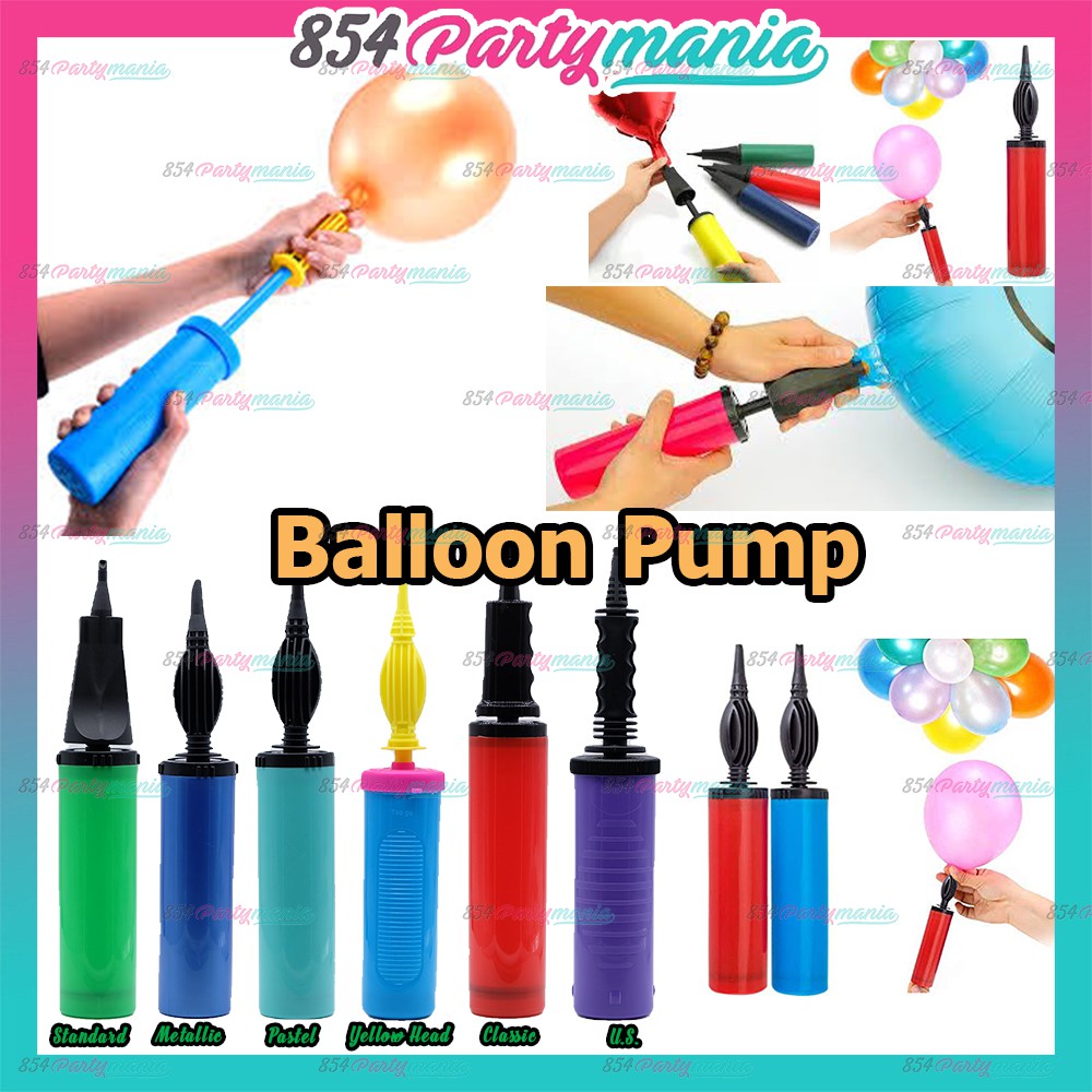 balloon pump handpump Held Air Inflator Double Action Balloon Pump