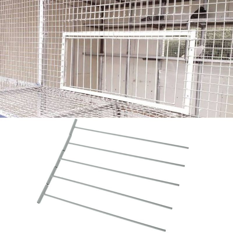 WER 5pcs Bird Racing Pigeon Cage Door Iron Wire Entrance Wire Trap Door Curtai【Stock】