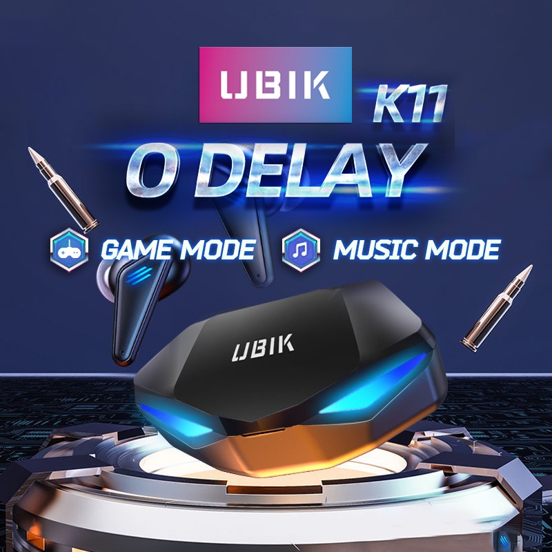 UBIK K11 Bluetooth Headset Dual Mode Gaming Headset InEar Ultra Long Standby Wireless