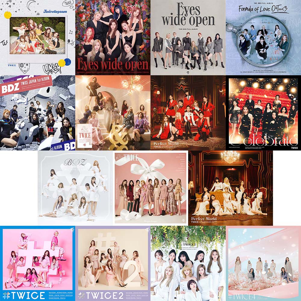 Twice Korean Japanese Album Covers Vinyl Style Uv Print Sintra Board Celebrate Im Nayeon Pop Shopee Philippines