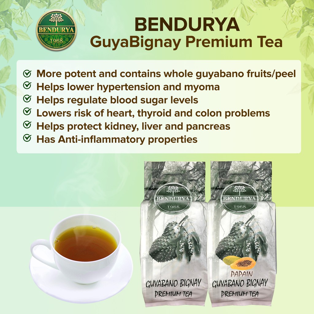 Bendurya Premium Guyabano Bignay Loose Tea 180g Shopee Philippines