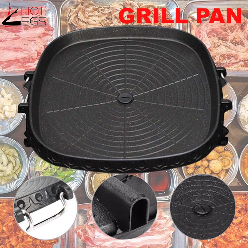 SAMGYUPSAL GRILL PAN Multifunctional Square Multi Roaster ...