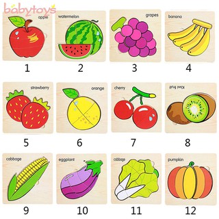 wooden fruit for toddlers