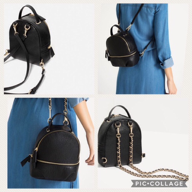 zara small backpack