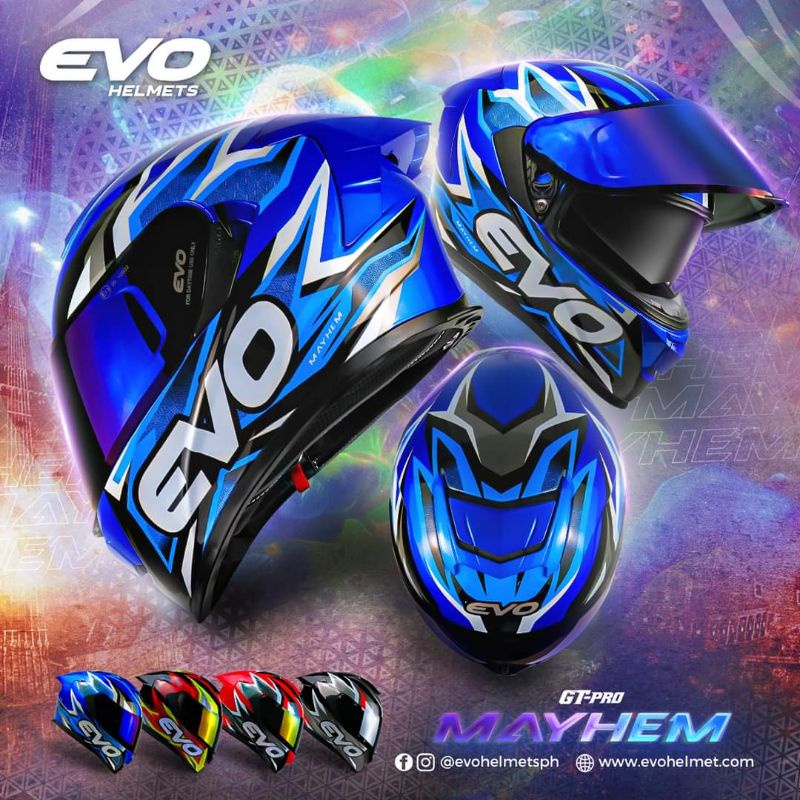 evo-gtrpro-mayhem-helmet-full-face-w-free-extra-clear-lens-shopee-philippines