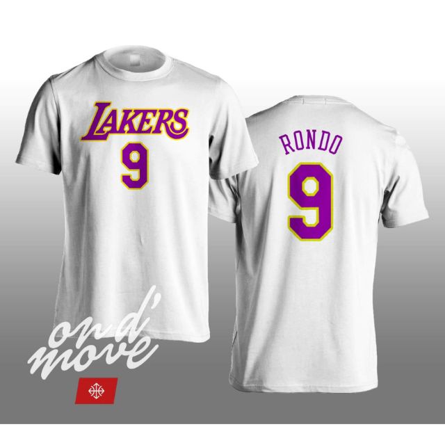 rajon rondo lakers t shirt