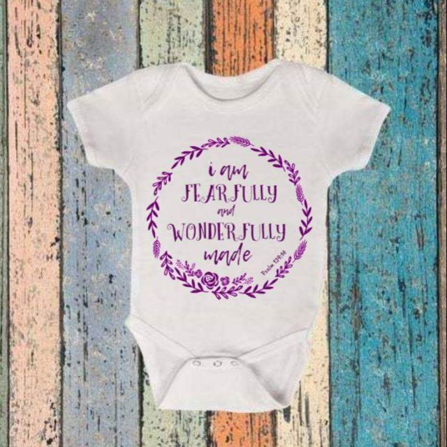 monogram baby onesie
