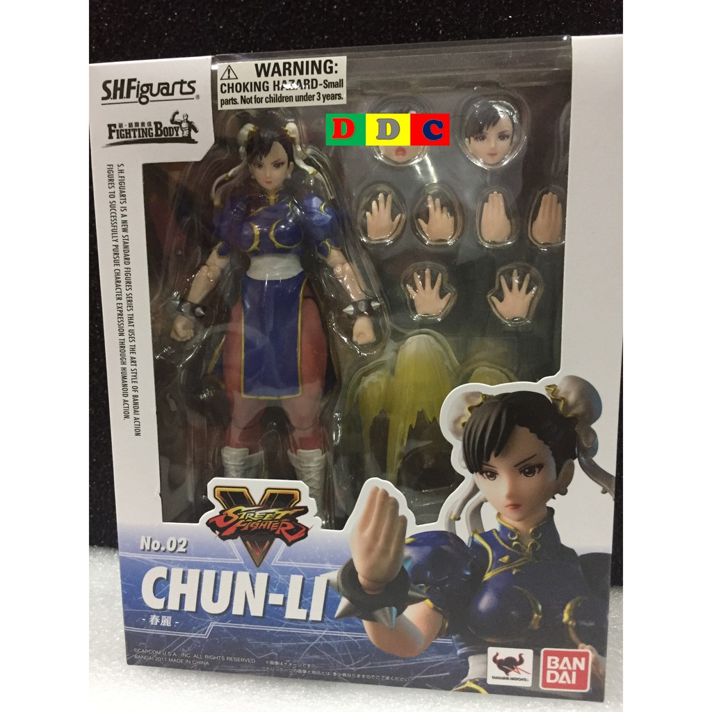 BANDAI S.H.FIGUARTS STREET FIGHTER CHUN LI ACTION FIGURE (SEALED ...