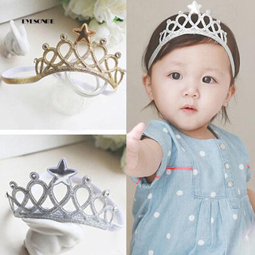Eye Cute Kids Baby Princess Crown Hair Headwear Girls Toddler