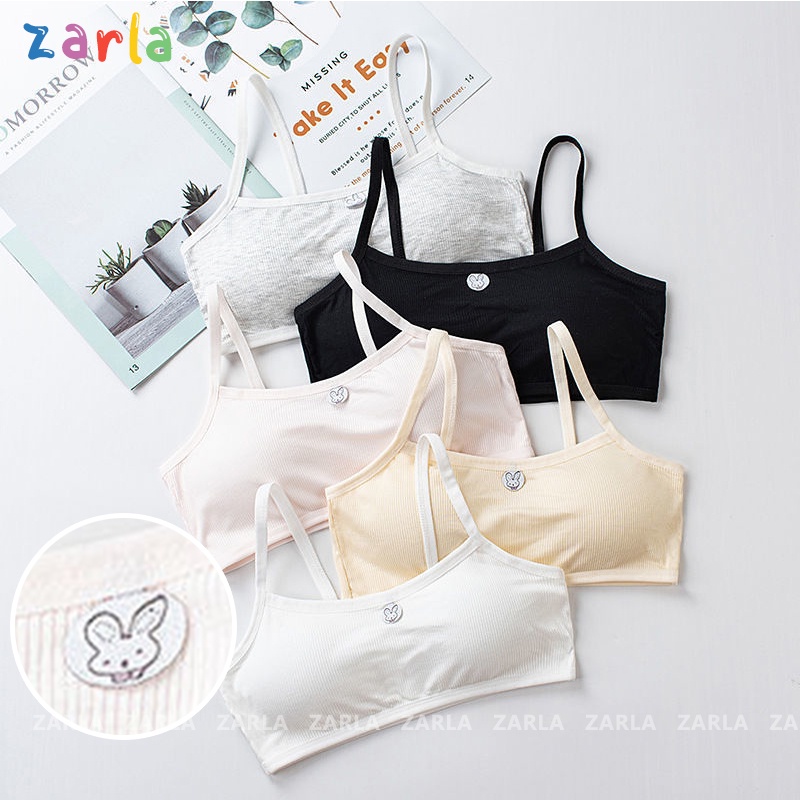 On Hand Girls Bra Development Period Ice Silk Fabric Junior High School ...