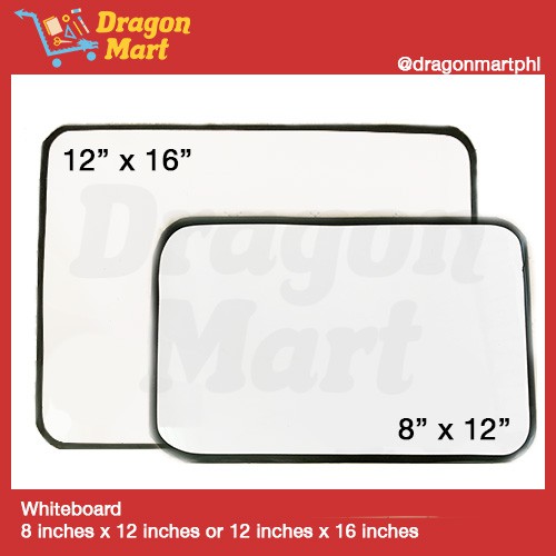 Whiteboard 8 Inches X 12 Inches Or 12 Inches X 16 Inches Shopee Philippines