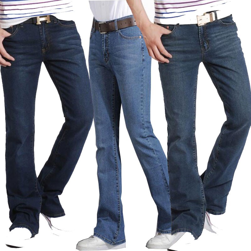 dark blue and light blue jeans