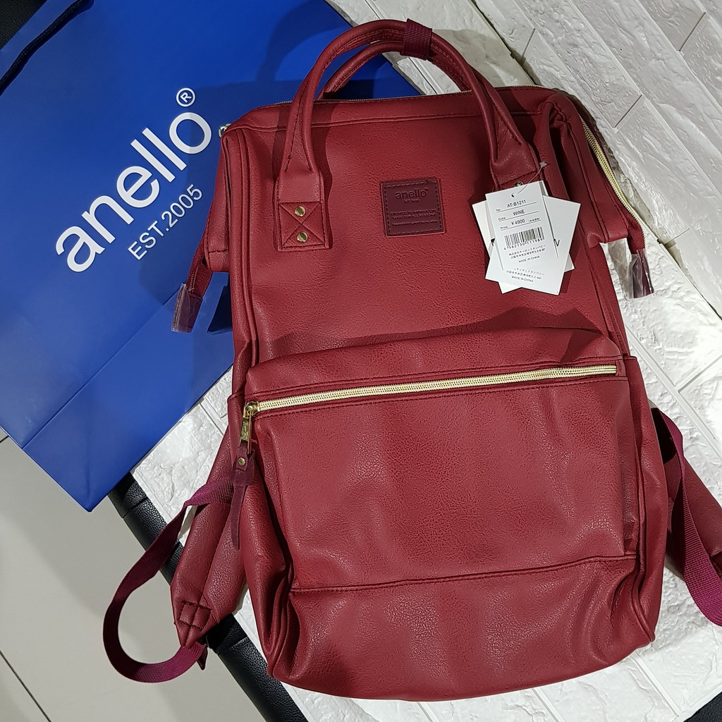 anello bag maroon