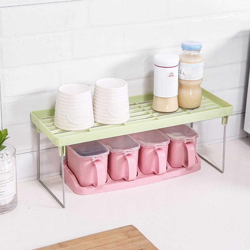 Standing Rack Kitchen Bathroom Countertop Storage Organizer Shelf