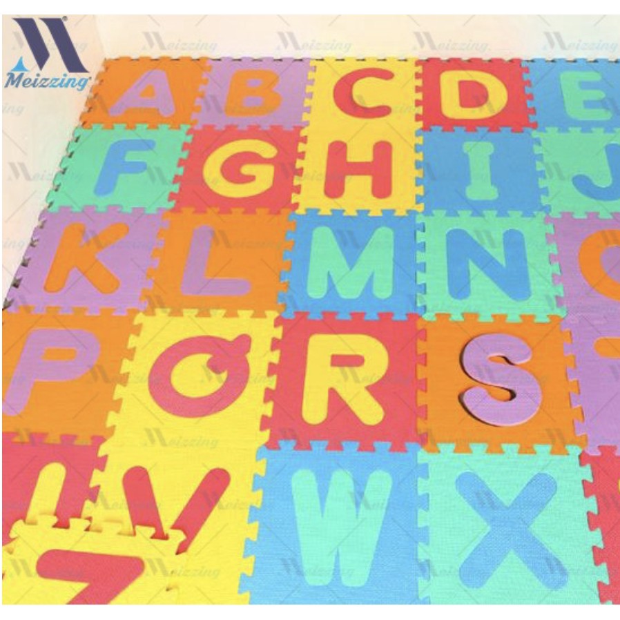 alphabet soft play mat