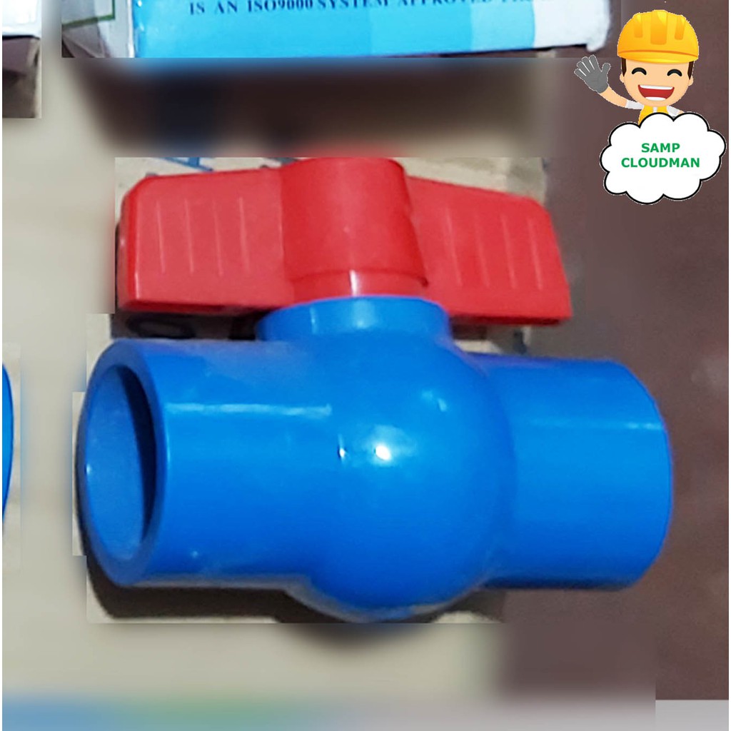 Pvc Blue Ball Valve/Gate Valve 1/2, 3/4, 1inch Shopee Philippines