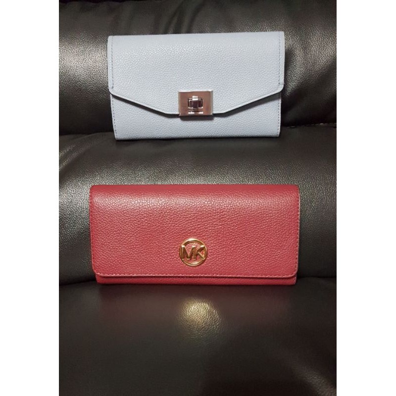 Original MK MICHAEL KORS Womens Holiday Fashion Leather Long Wallet Purse  Aesthetic Organizer | Shopee Philippines