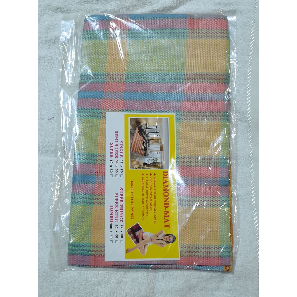 Banig/Weaving Mat (Diamond May) Shopee Philippines