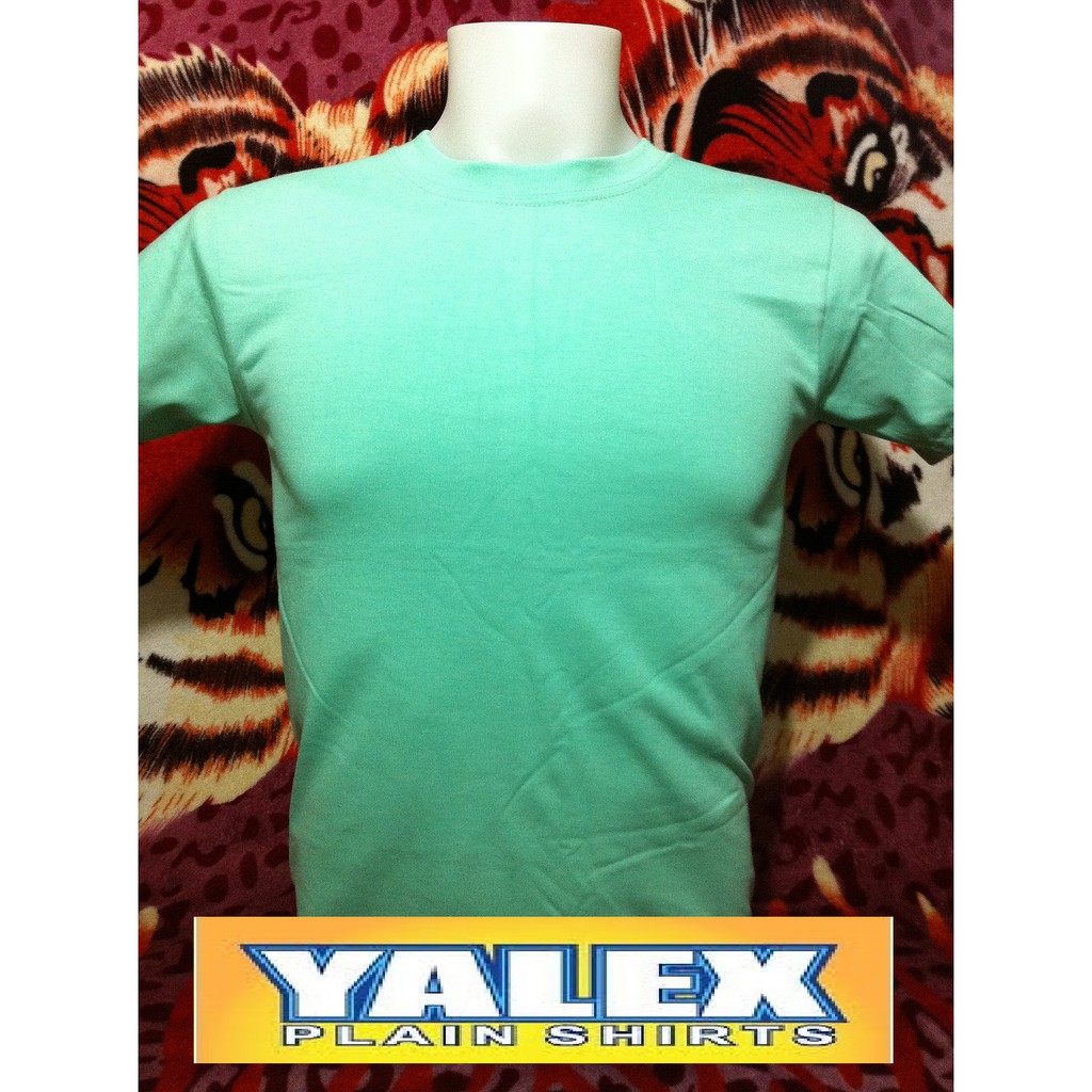 COD Yalex Plain Shirt ( Mint Green Color / Roundneck )-NO MINIMUM ...