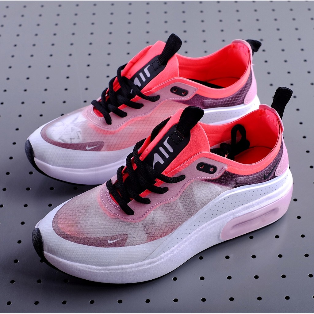 100% Original Air Cushion Nike Air Max Dia SE QS White/Pink Sports Shoes  For Women | Shopee Philippines