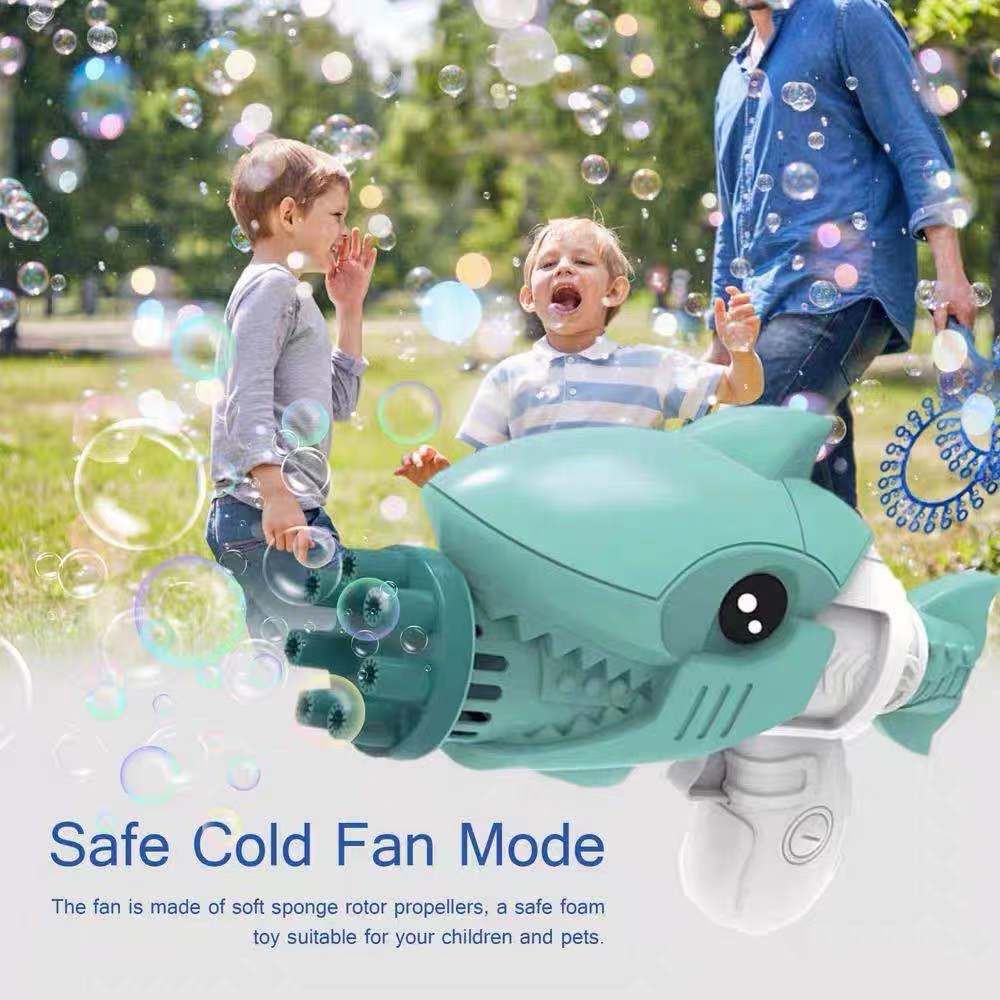 Smoke bubble machine children charging electric Gatling handheld girl