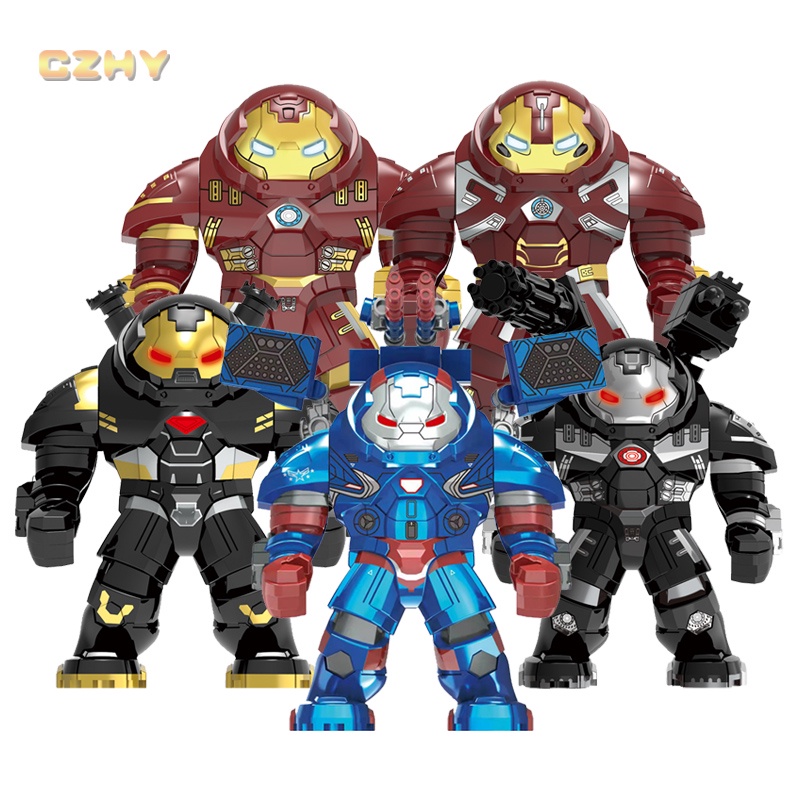 NEW Big Iron Patriot Hulkbuster War Machine Minifigures Block Toys Gift ...