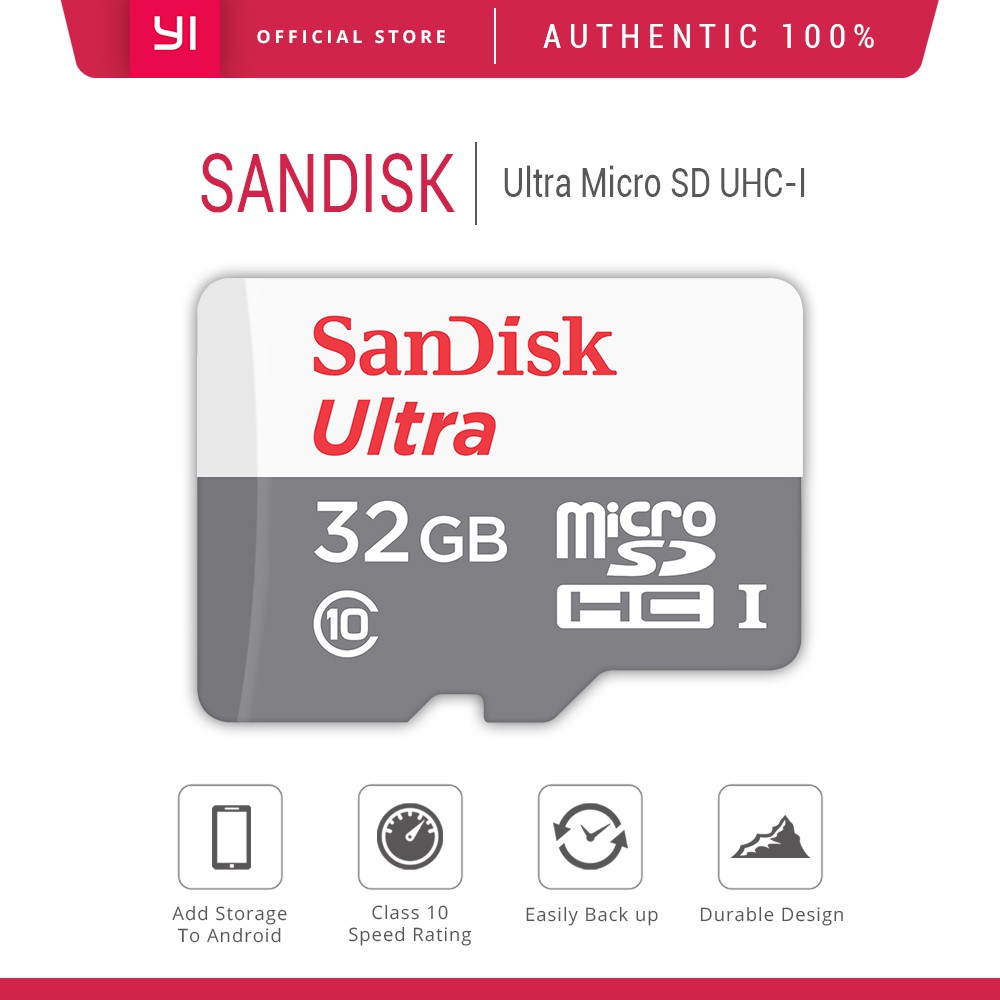 Sandisk Ultra Micro Sd Card Sdhc 32gb Class 10 Uhs I Memory Card Speed Up To 100mb S Shopee Philippines