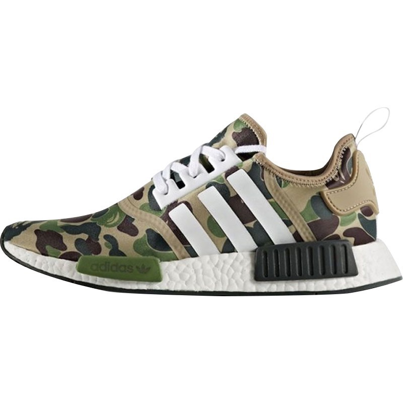 Adidas NMD R1 camouflage military green BAPE X Adidas ape | Shopee  Philippines