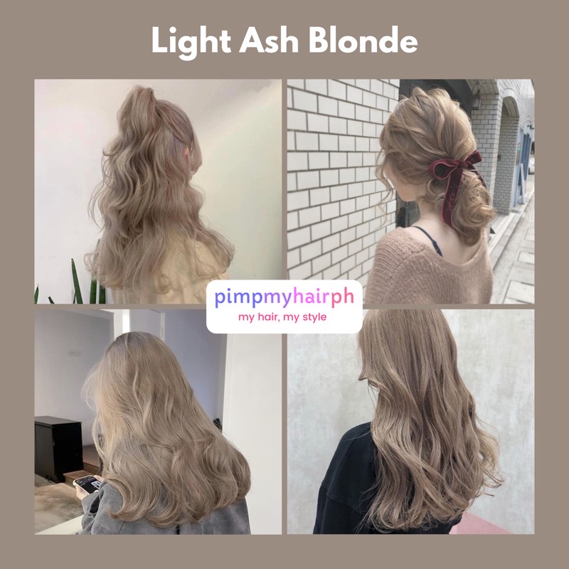 Light Ash Blonde (hair bleach and color) | Shopee Philippines