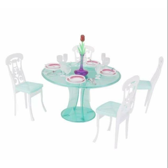 barbie dining table set
