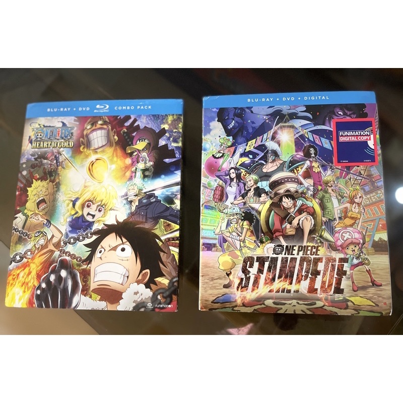 One Piece Anime Dvd Blu Ray Heart Of Gold Stampede Each Is Sold Separately Shopee Philippines