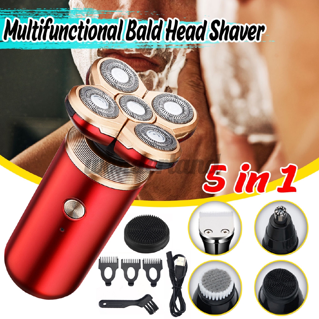 5 in 1 electric hair razor for men bald head shaver