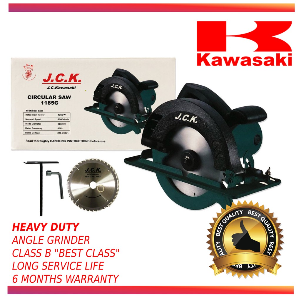 J.C. Kawasaki Circular Saw JCK Wood 7 1/4 Japan Shopee Philippines