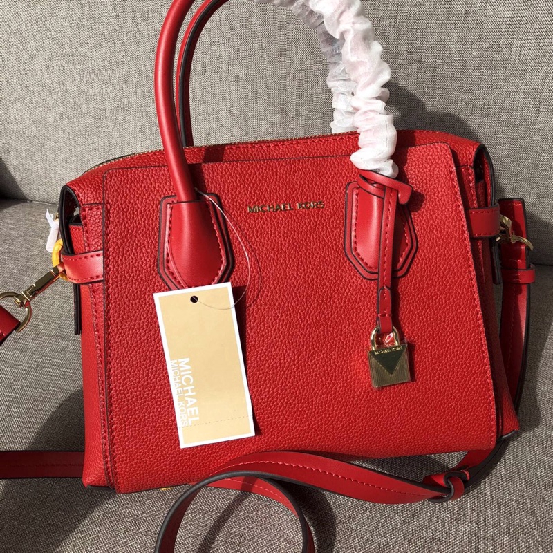 mk backpack red