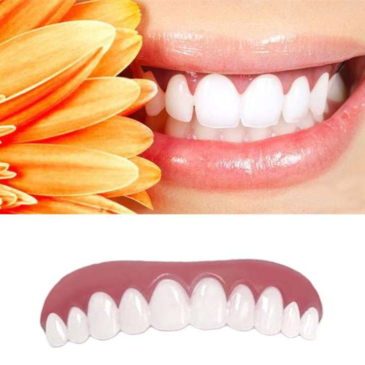 Perfect Smile Cosmetic UpperTeeth Veneers Denture Fake Teeth | Shopee ...