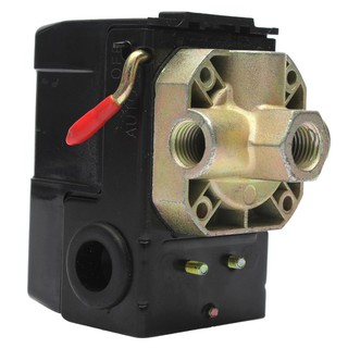 90-125PSI 4 Port 26 AMP Pressure Switch Air Compressor Black #1