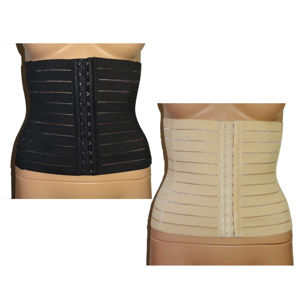 Corset Girdle Shapewear Belly Band Waist Trainer Binder Hook Shopee