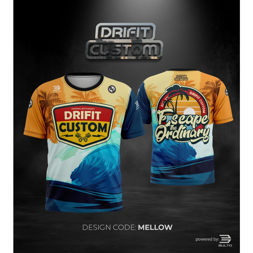 DRIFIT CUSTOM TEE - MELLOW | Shopee Philippines