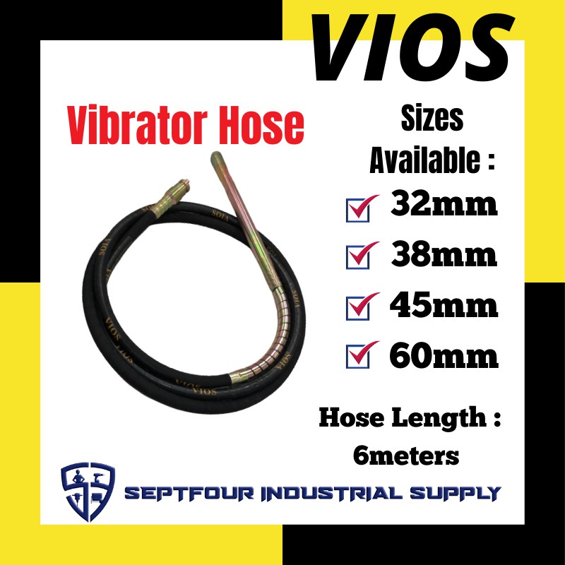 VIOS 45mm Concrete Vibrator Hose Shopee Philippines