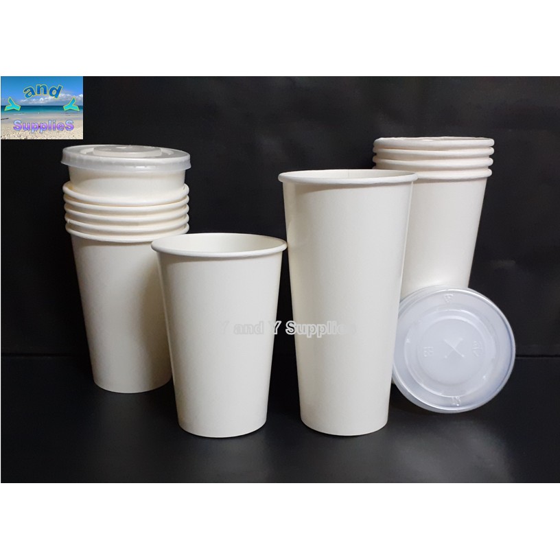 Paper Cup 16 oz & Paper Cups 22 oz, 100 Pieces!!!, DoubleCoated Shopee Philippines