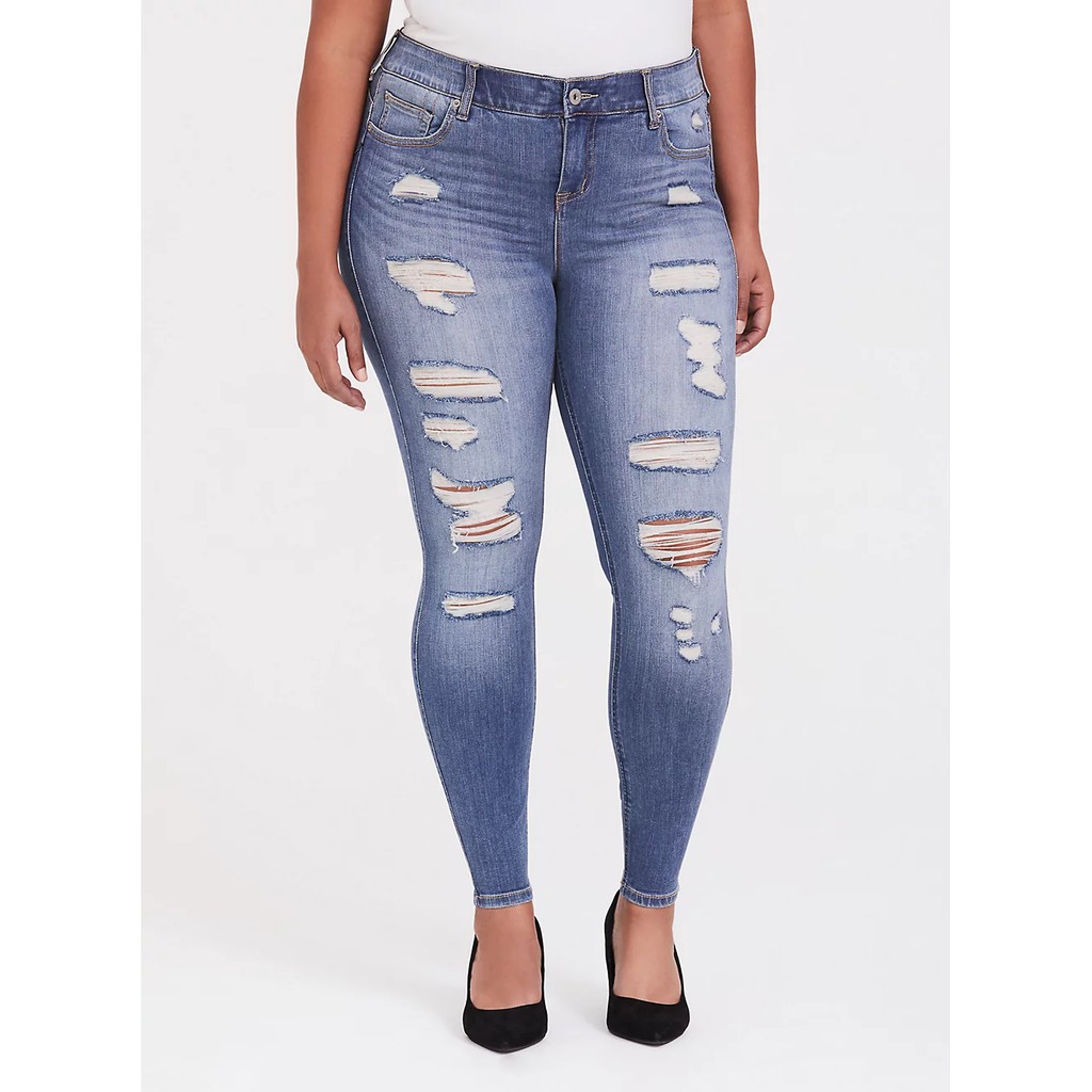 torrid ripped jeans