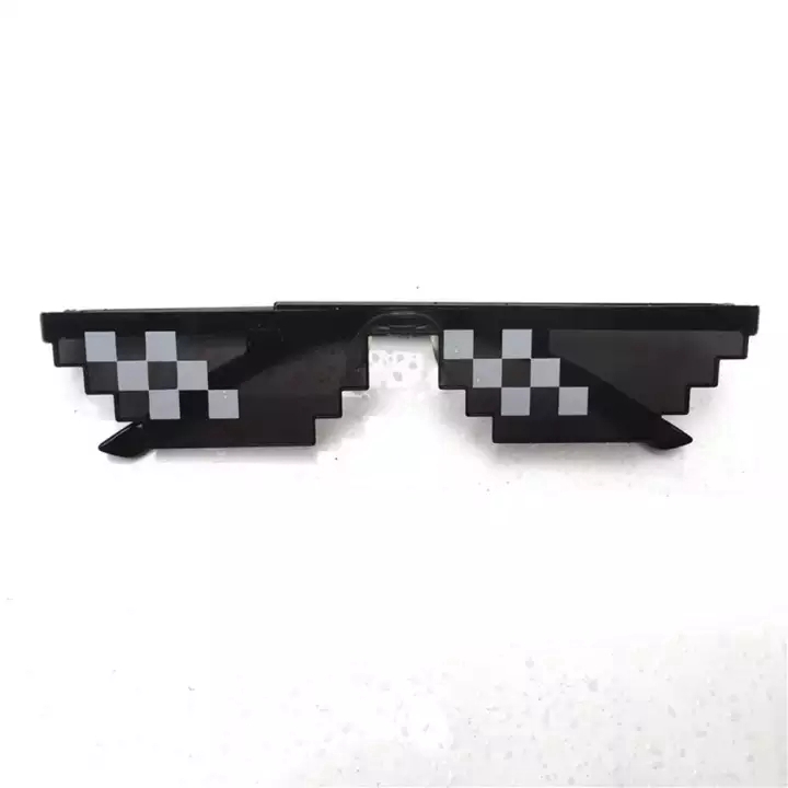 Game Minecraft Goggles Glasses Thug Life 8Bit MLG Pixelated Sunglasses