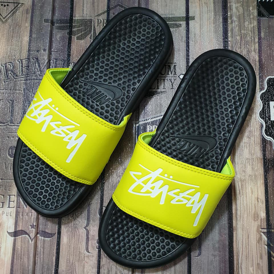 stussy nike slippers
