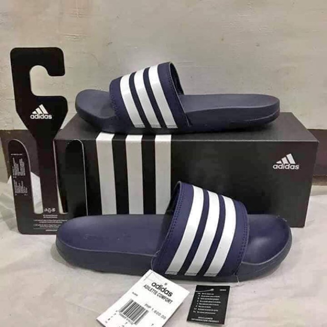 adidas adilette slides navy