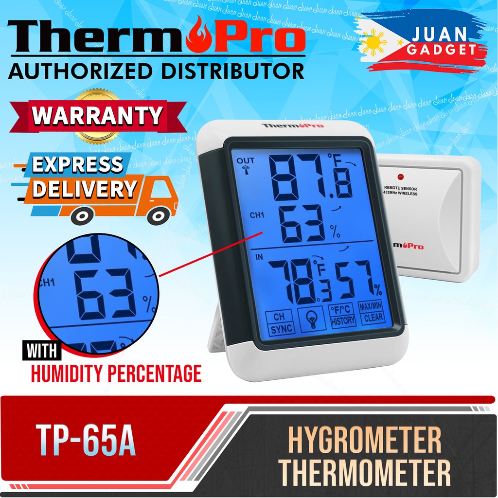 Thermopro TP65A TP65A Indoor Outdoor Digital Wireless Thermometer