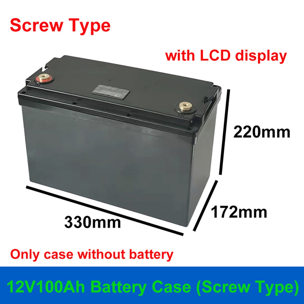 12V 100Ah Battery Case Screw Type 12.8V100Ah Empty Box 4S 50A LiFePO4 ...