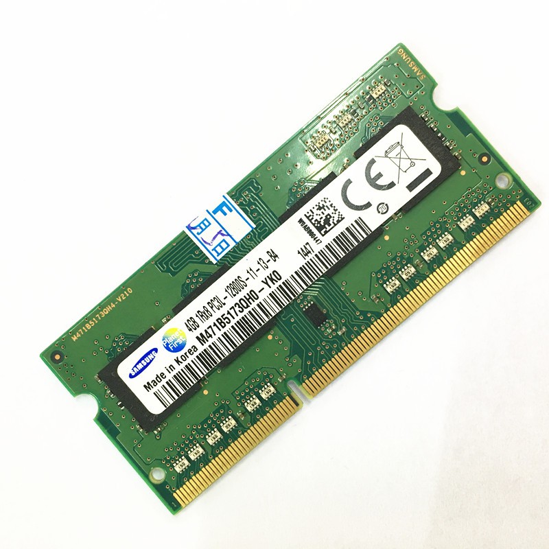 Samsung DDR3L RAM 4GB 1600MHz PC3L-12800s Laptop RAM Memory