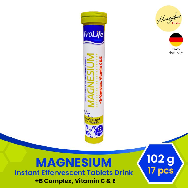 ProLife Magnesium plus B Complex, Vit C & E Instant Effervescent