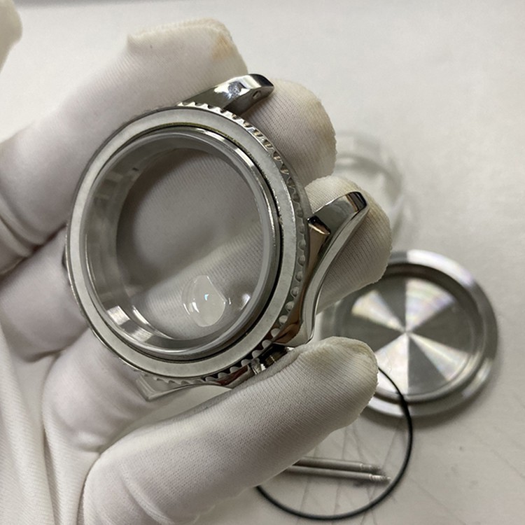 40MM Stainless Steel Watch Case for Miyota 8215 8200 821A Mingzhu 2813